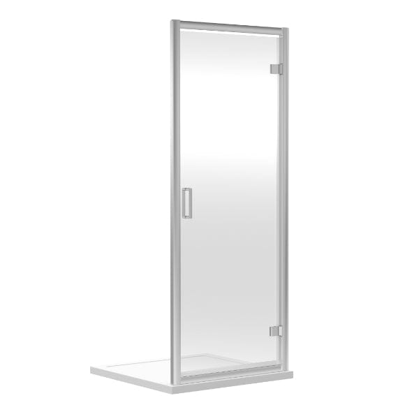 Nuie Hinged Shower Doors,Shower Doors,Nuie 800mm / Chrome Nuie Rene Hinged Shower Door