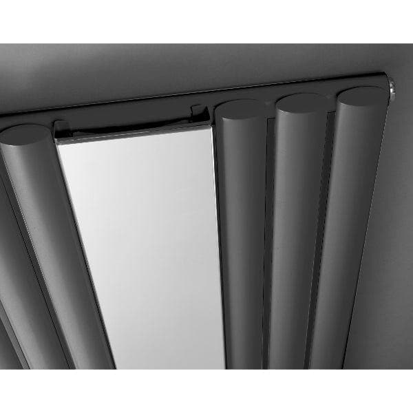 Nuie Vertical Designer Radiators,Modern Designer Radiators Nuie Revive Single Panel Vertical Designer Mirrored Radiator - 1800mm x 499mm