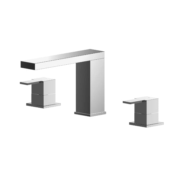 Nuie Bath Filler Taps,Modern Taps,Deck Mounted Taps Nuie Sanford 3-Hole Bath Filler Tap - Chrome