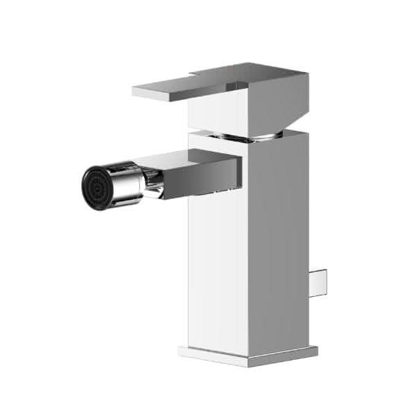 Nuie Bidet Mixer Taps Nuie Sanford Mono Bidet Mixer Tap With Pop Up Waste - Chrome