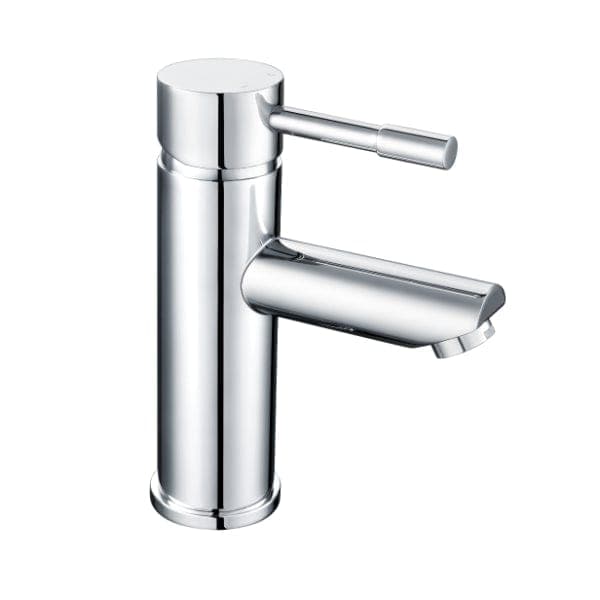 Nuie Basin Mixer Taps,Deck Mounted Taps,Modern Taps Nuie Series 2 Mono Basin Mixer Tap with Push Button Waste - Chrome