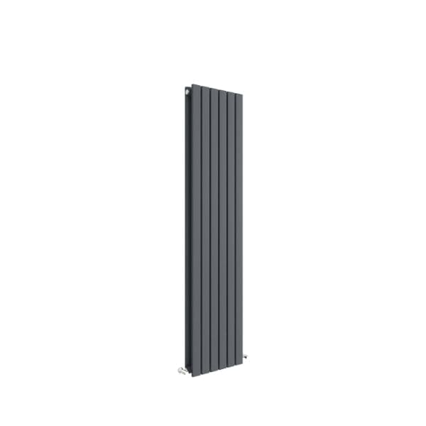 Nuie Vertical Designer Radiators,Modern Designer Radiators Anthracite Nuie Sloane Double Panel Vertical Designer Radiator - 1500mm x 354mm