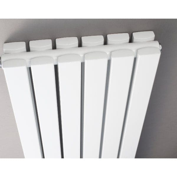 Nuie Vertical Designer Radiators,Modern Designer Radiators Nuie Sloane Double Panel Vertical Designer Radiator - 1800mm x 354mm