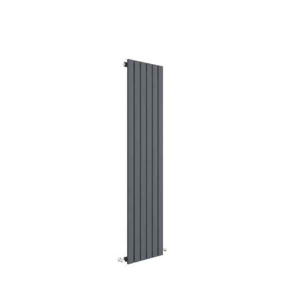 Nuie Vertical Designer Radiators,Modern Designer Radiators Anthracite Nuie Sloane Single Panel Vertical Designer Radiator - 1500mm x 354mm