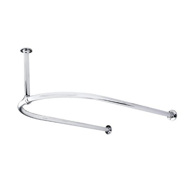 Nuie Curtain Rails Nuie Traditional U-Shape Shower Curtain Rail - Chrome