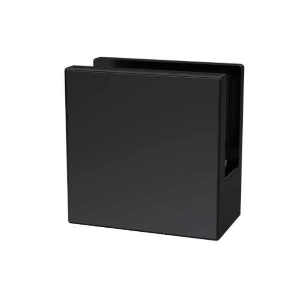 Nuie Shower Enclosure Accessories,Nuie Nuie Wetroom Screen Foot And Wall Bracket - Matt Black