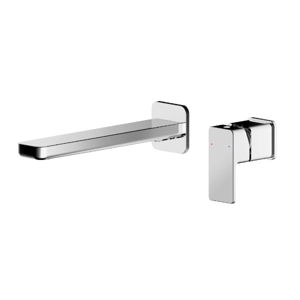 Nuie Wall Mounted Taps,Basin Mixer Taps,Modern Taps Nuie Windon 2-Hole Wall Mounted Basin Mixer Tap - Chrome