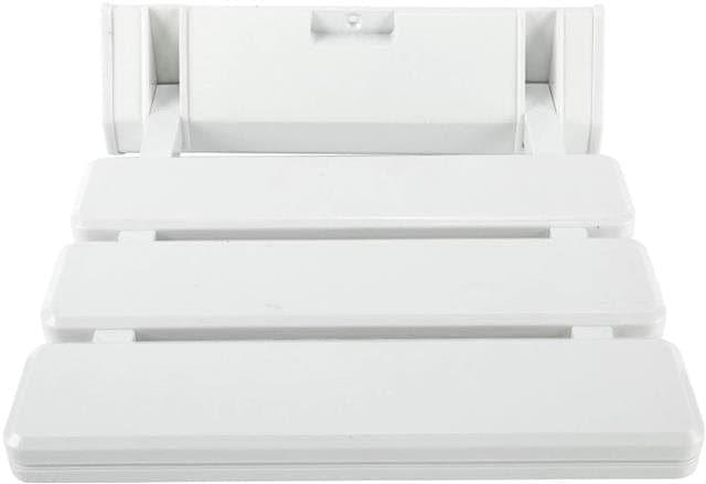 VeeBath Shower Folding Chair Disability Aid Bath Spa Bathing Wall Hung Mounted White
