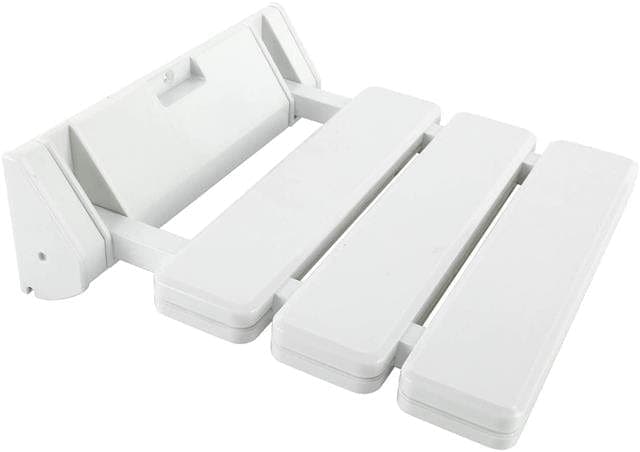 VeeBath Shower Folding Chair Disability Aid Bath Spa Bathing Wall Hung Mounted White