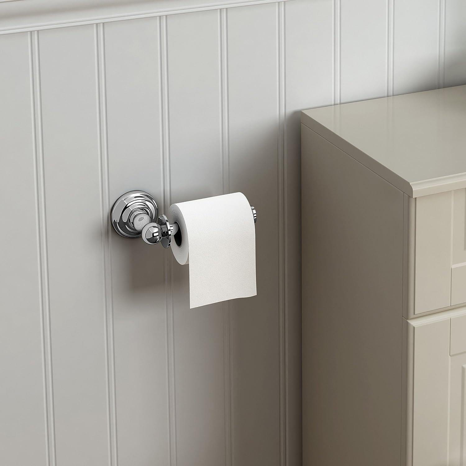 VeeBath Bathroom > Bathroom Accessories Traditional Toilet Roll Holder Wall Mounted Chrome