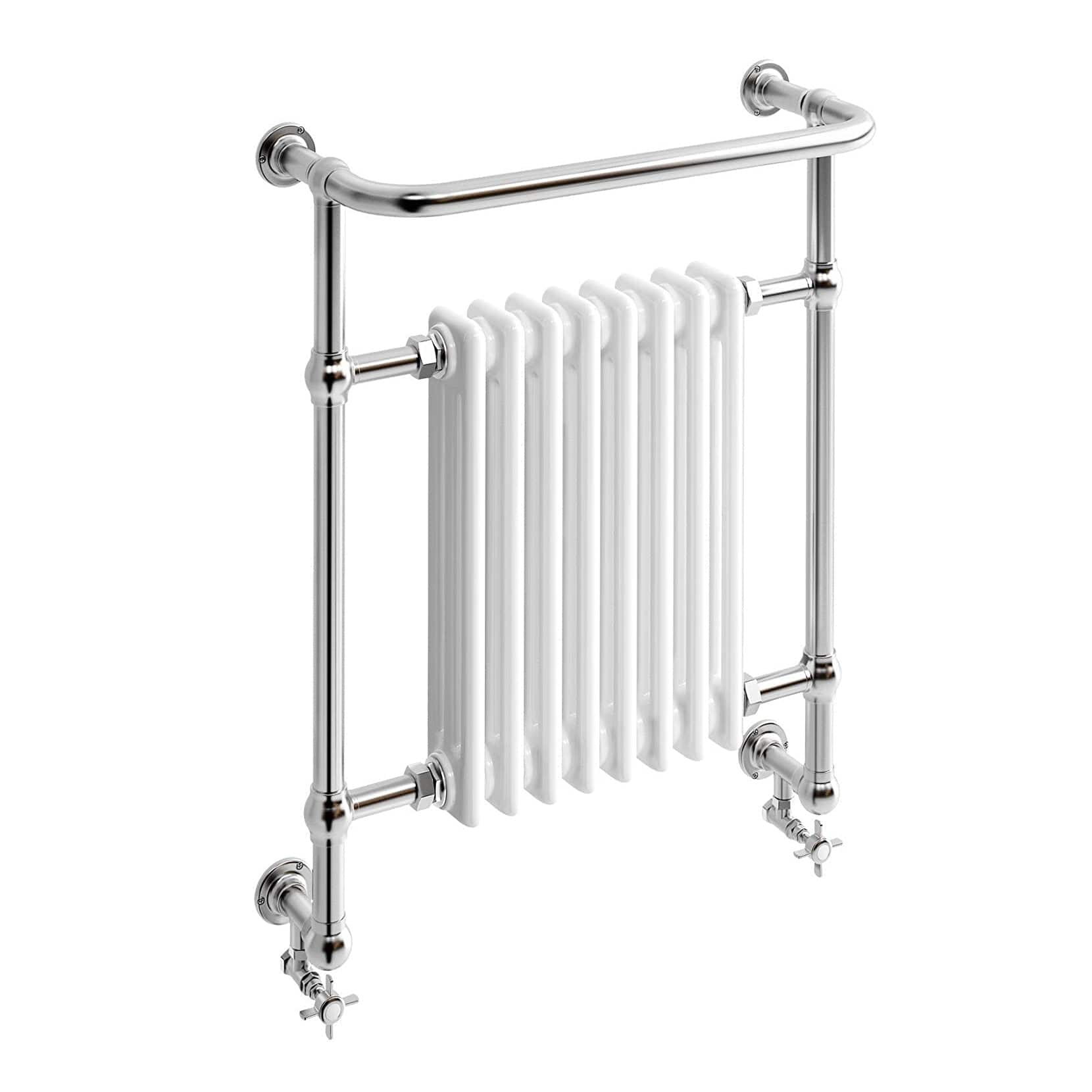 Bathroom4less Heating,Heated Towel Rails,Column Radiators Traditional Vertical Heated Towel Radiator - 405mm x 825mm
