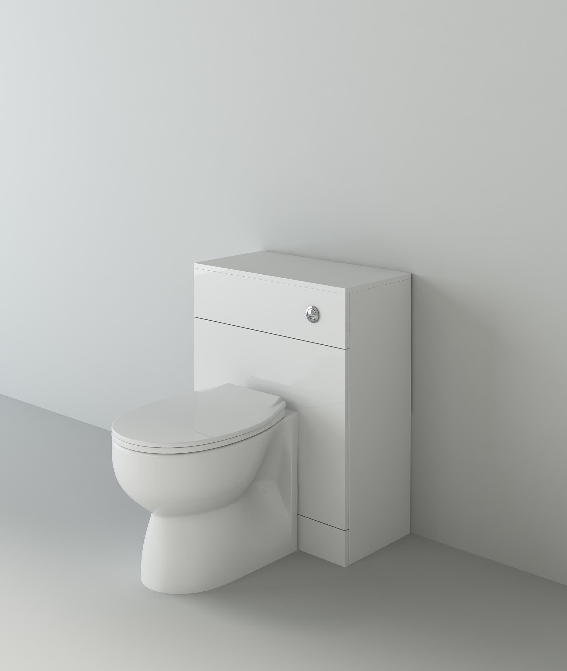 VeeBath Toilets > Back To Wall Toilets 600 x 300mm VeeBath Bathroom Toilet Furniture with Soft Close Seat and Cistern