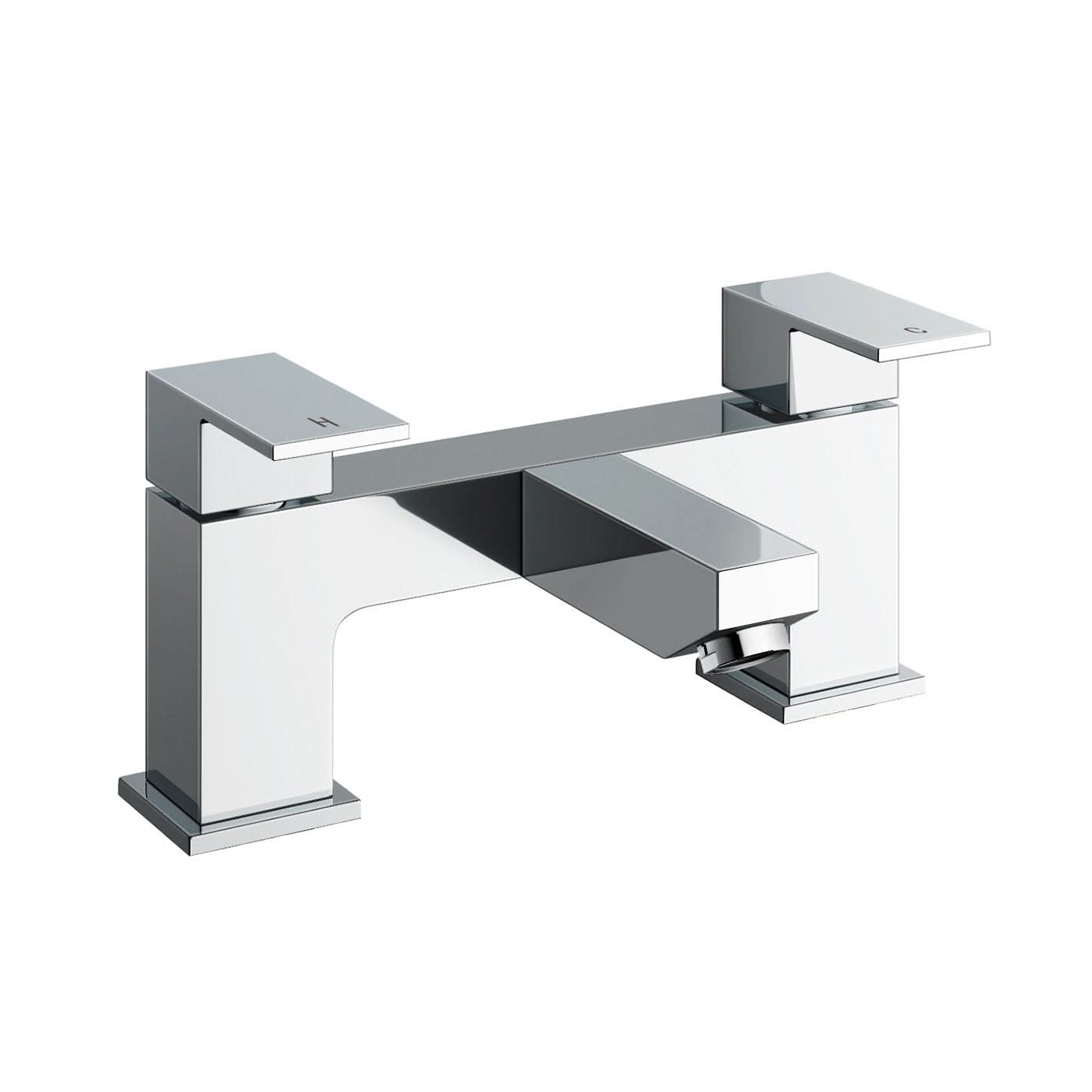 iBathUK Talrix Monobloc Bath Filler Mixer Tap, Sleek Lever Faucet for Modern Bathrooms, Bath Filler Tap, Chrome