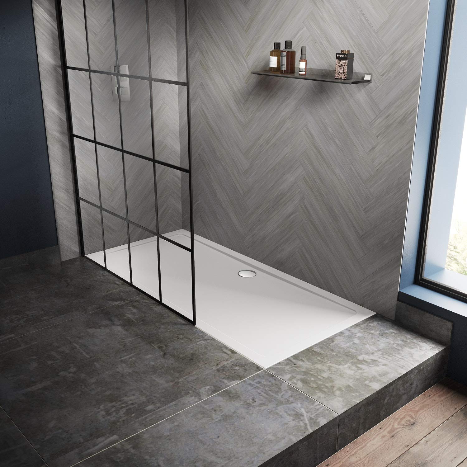 Rectangular Shower Tray 1800x900mm White