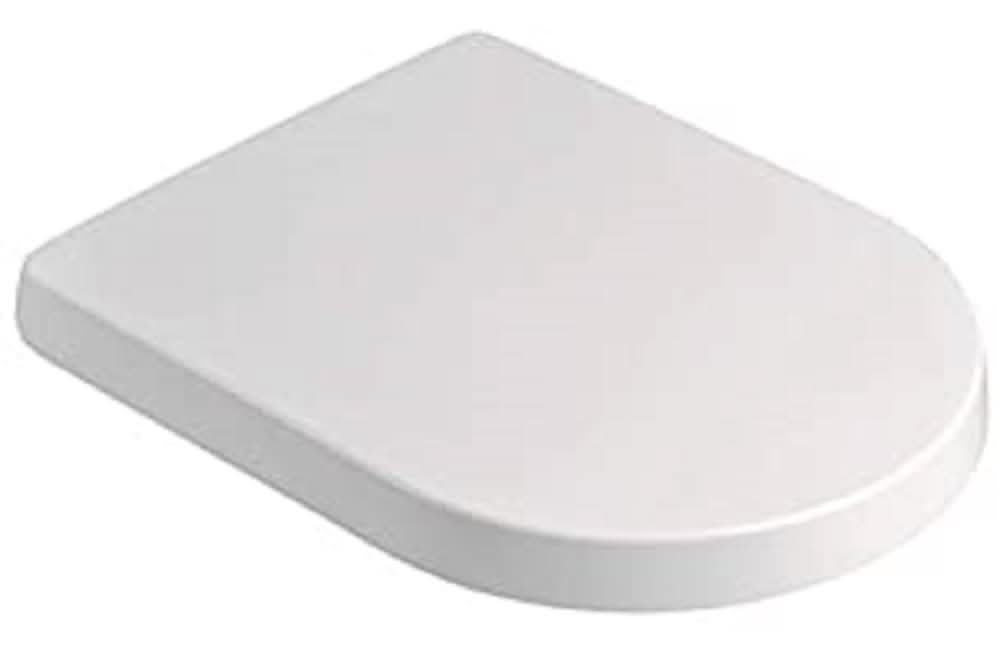 Loire Minimalist D Shaped Soft Close Heavy Duty Top-Fixing Toilet Seat