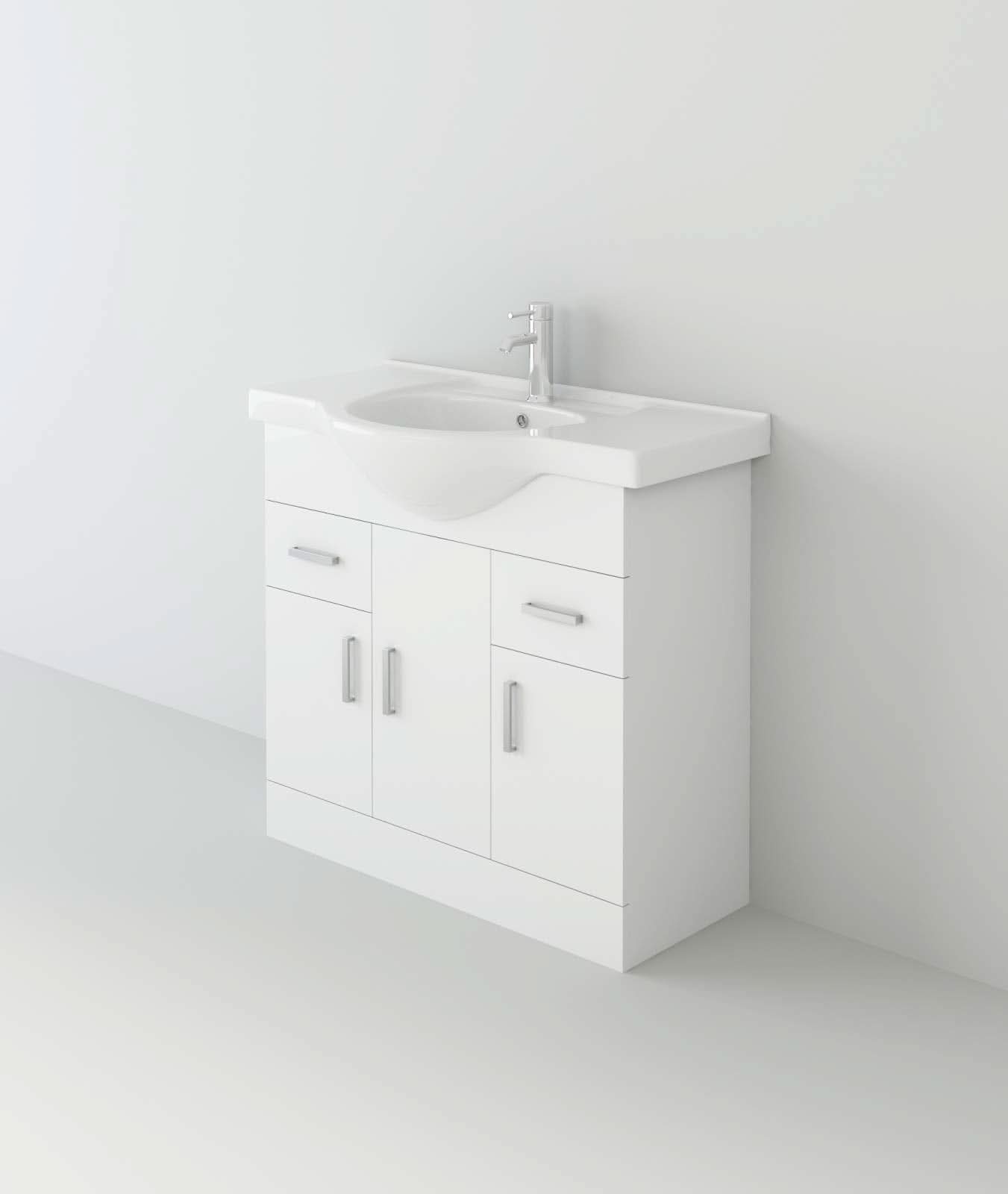 VeeBath Linx Vanity Unit and Compact Storage Combination Unit