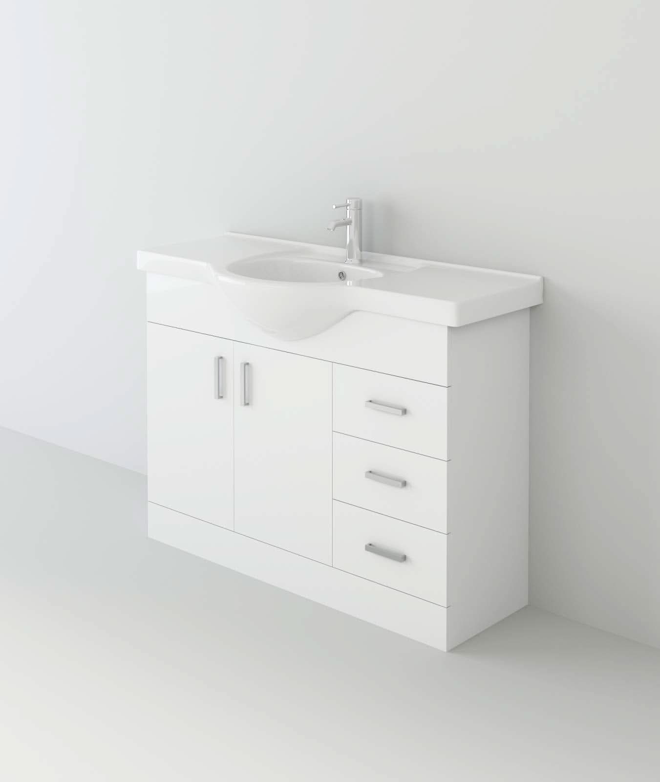 VeeBath Linx Vanity Unit and Compact Storage Combination Unit