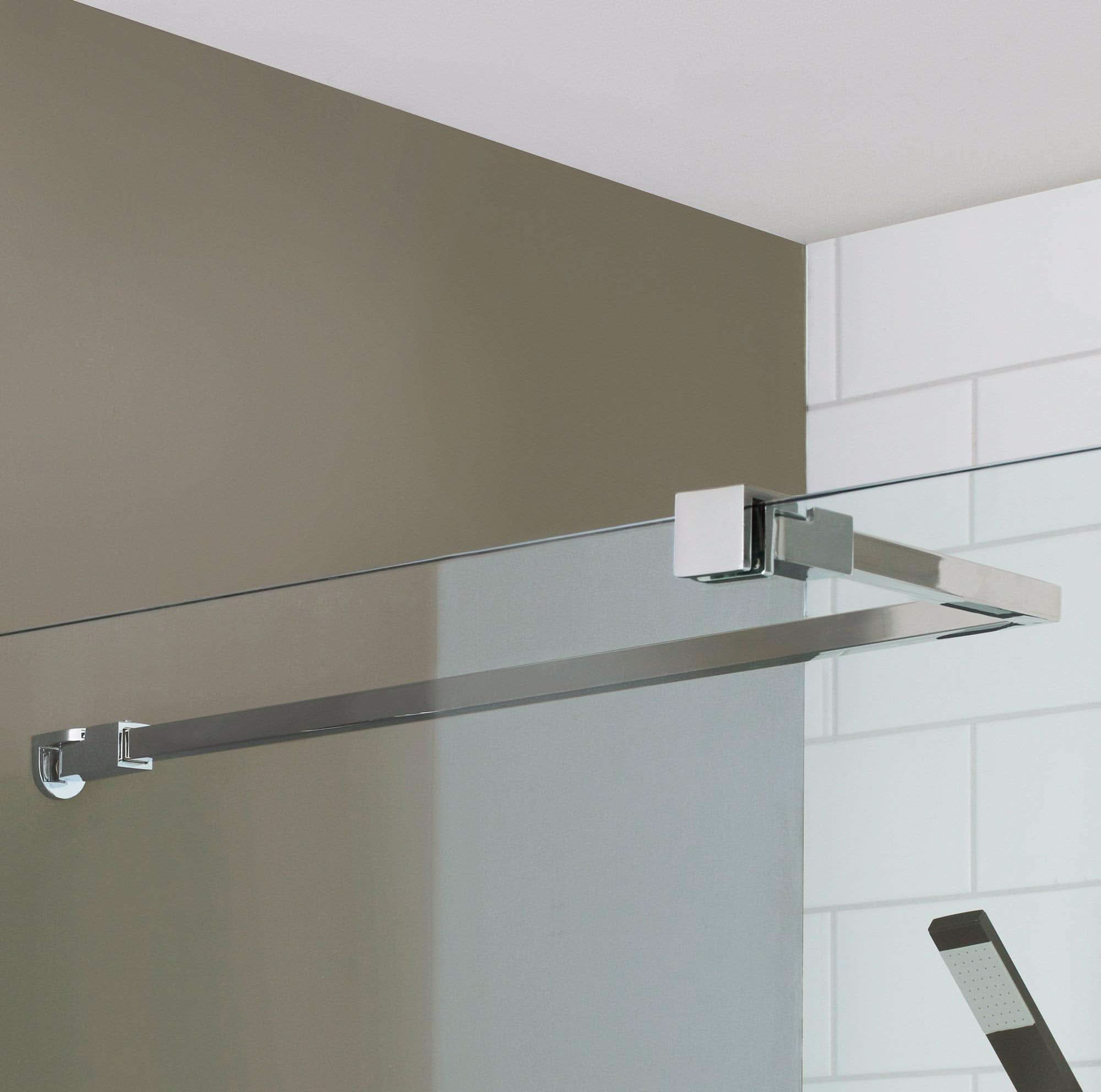 700mm Wet Room Shower Screen Panel Easy Clean Glass Walk in Shower Enclosure