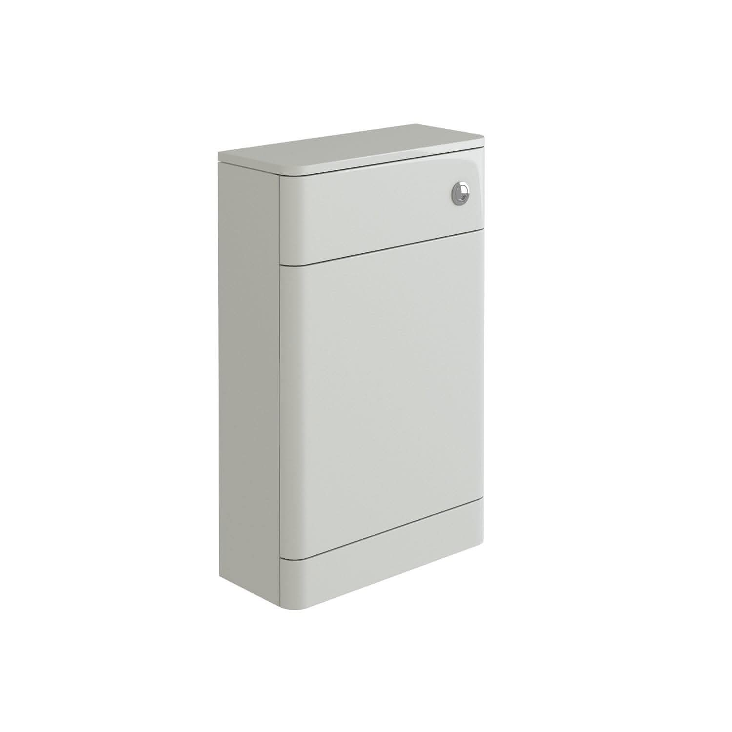 Denver 500x217 WC Unit - White Gloss (Flat Pack)