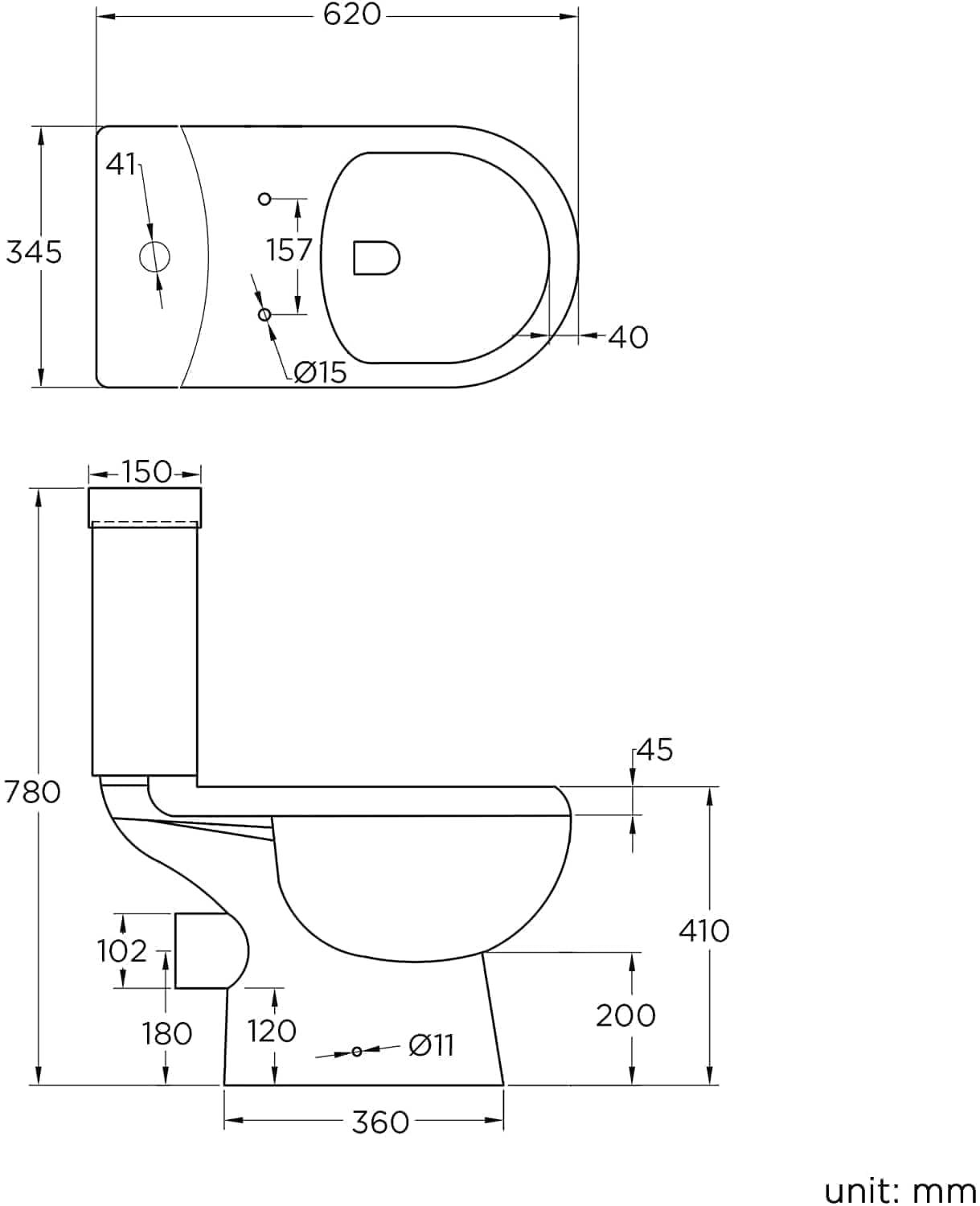 Bathroom Combination Unit - (Toilet, Seat, Vanity Unit and Basin) - Gloss White