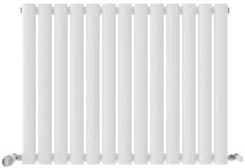 iBathUK Strata Vertical Radiators, Single Oval Panel Radiator Anthracite , Designer Radiators, Single Panel Radiators