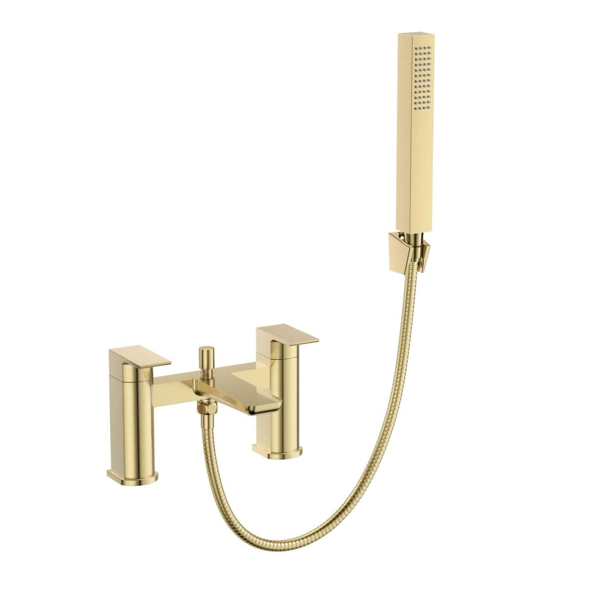 VeeBath Lagoon Soft Square Bath Shower Mixer Tap with Kit