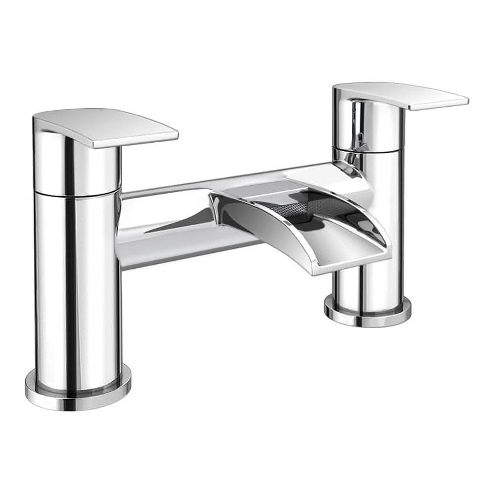 VeeBath Stream Round Waterfall Bath Filler Mixer Tap