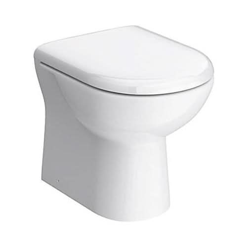 Bathroom Toilet BTW Soft Close Seat Concealed Cistern Modern White Ceramic WC