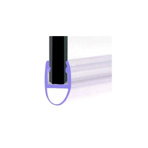 Bath Shower Screen Rubber Seal Strip Glass Thickness 4-6 and 8-10mm Gap 7-23mm