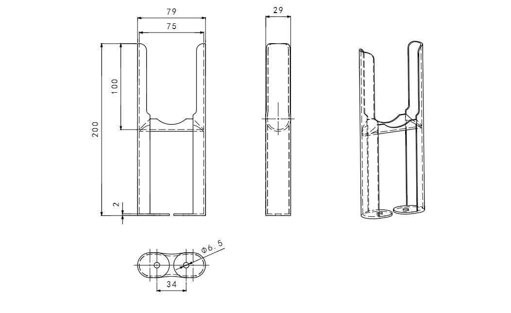 Radiator Feet Leg Floor Mounting Traditional Cast Iron Support Oval 2 Bar 3 Bar