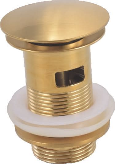 VeeBath Essentials Unslotted Full Dome Basin Waste