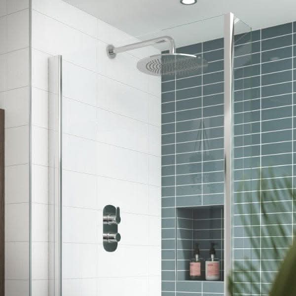 Nuie Arvan Dual Handle Thermostatic Concealed Shower Valve