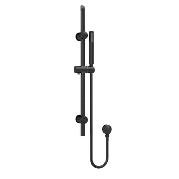 Nuie Arvan Round Slider Rail Shower Kit With Outlet Elbow