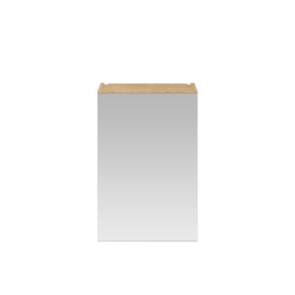Nuie Athena 1 Door Non Illuminated Mirrored Cabinet 715mm x 450mm