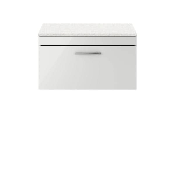 Nuie Athena 1 Drawer Wall Hung Vanity Unit 800mm Wide