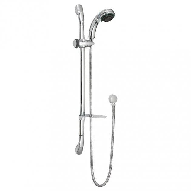 Omega Shower Slide Rail Kit Slide - Chrome