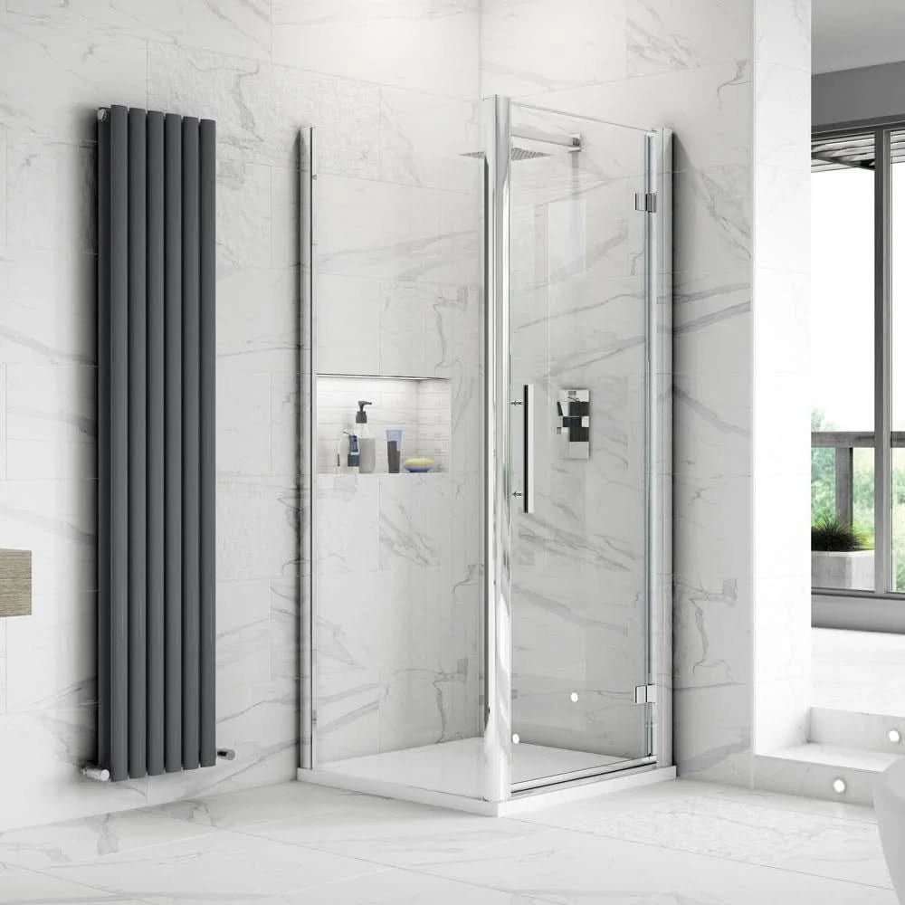 Oasis 8mm Glass Recessed Side Panel - Chrome