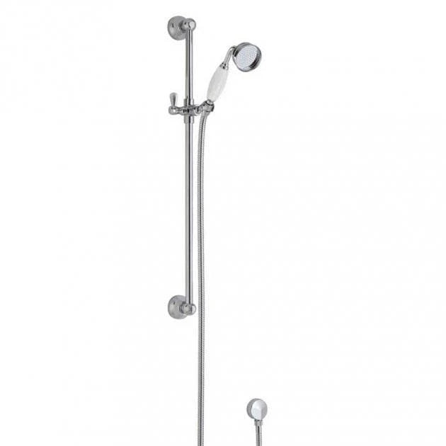 Omega Shower Slider Rail Kit - Chrome