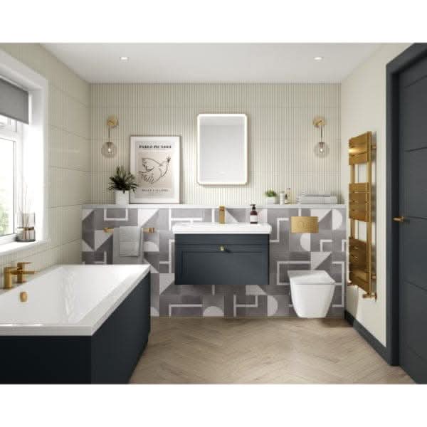 Nuie Classique 1 Drawer Wall Hung Vanity Unit With Basin