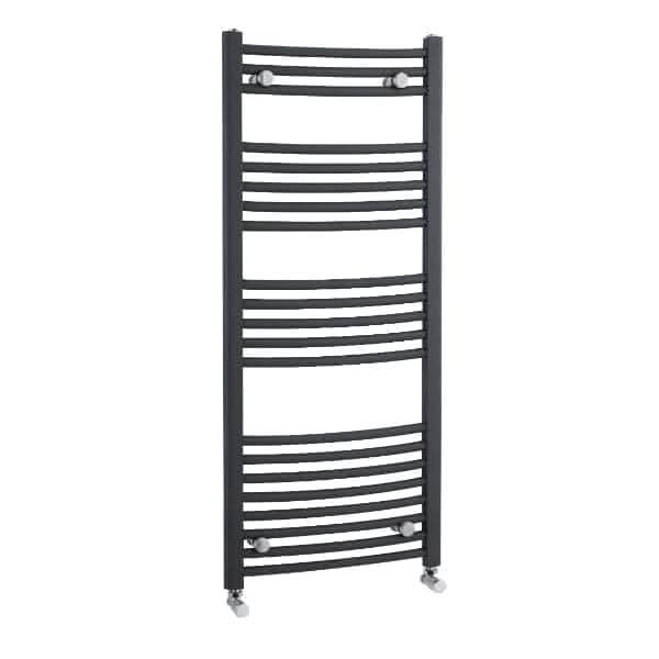 Nuie Curved Heated Towel Rail - 1150mm x 500mm
