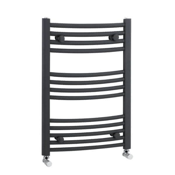 Nuie Curved Heated Towel Rail - 700mm x 500mm