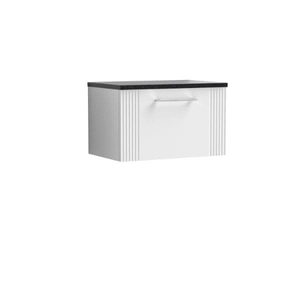 Nuie Deco 1 Drawer Wall Hung Vanity Unit 600mm Wide