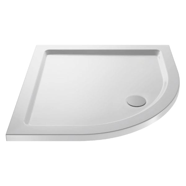 Nuie Pearlstone Quadrant Shower Tray - White