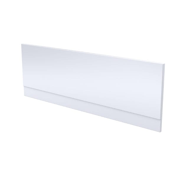 Nuie Standard Shower Bath Front Panel - White