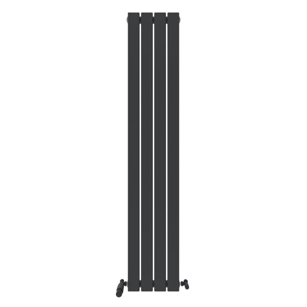 iBathUK Apex Vertical Single Panel Slim Flat Radiator, Designer Slim Radiator