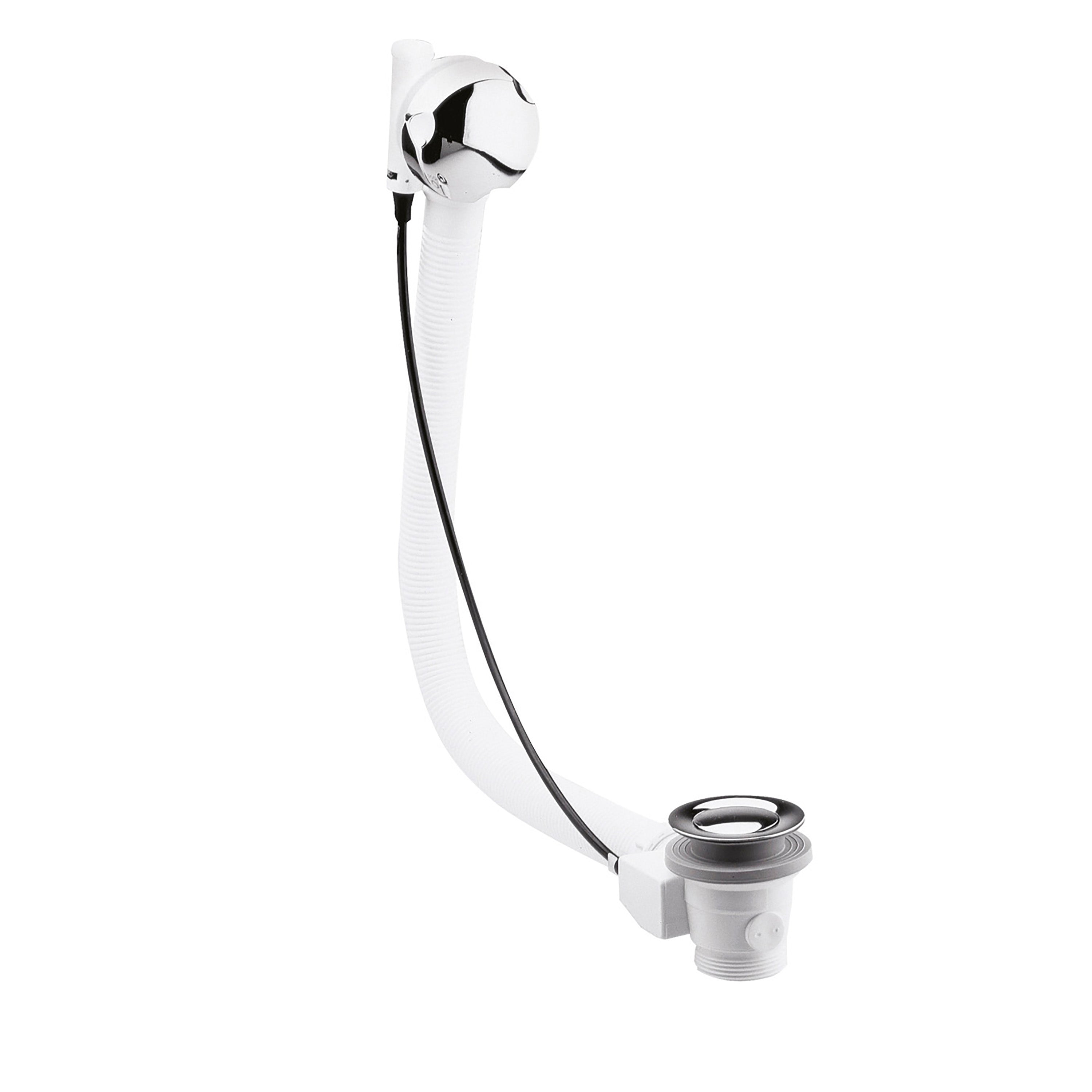 Nuie Bath Pop Up Waste With Overflow - Chrome