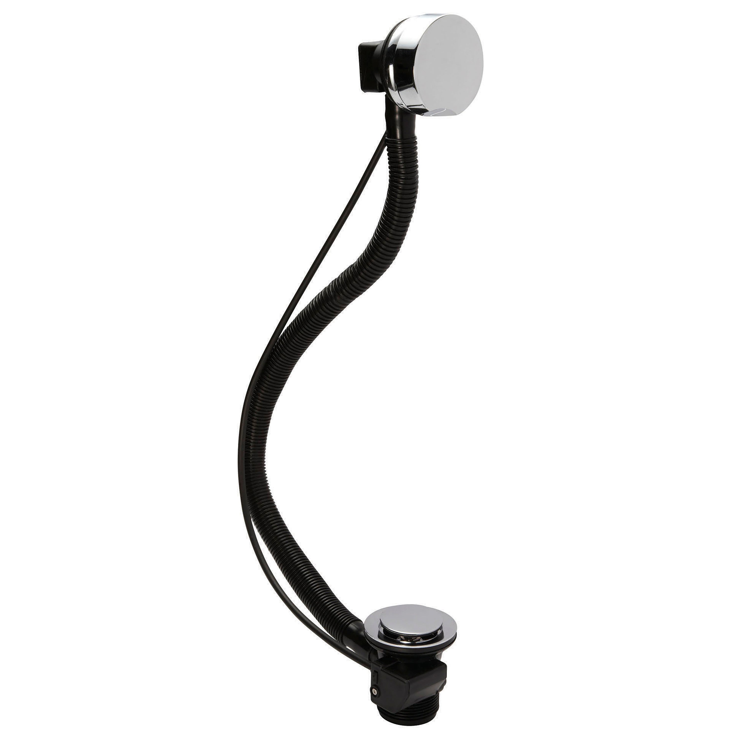 Nuie Economy Bath Pop Up Waste With Overflow - Chrome