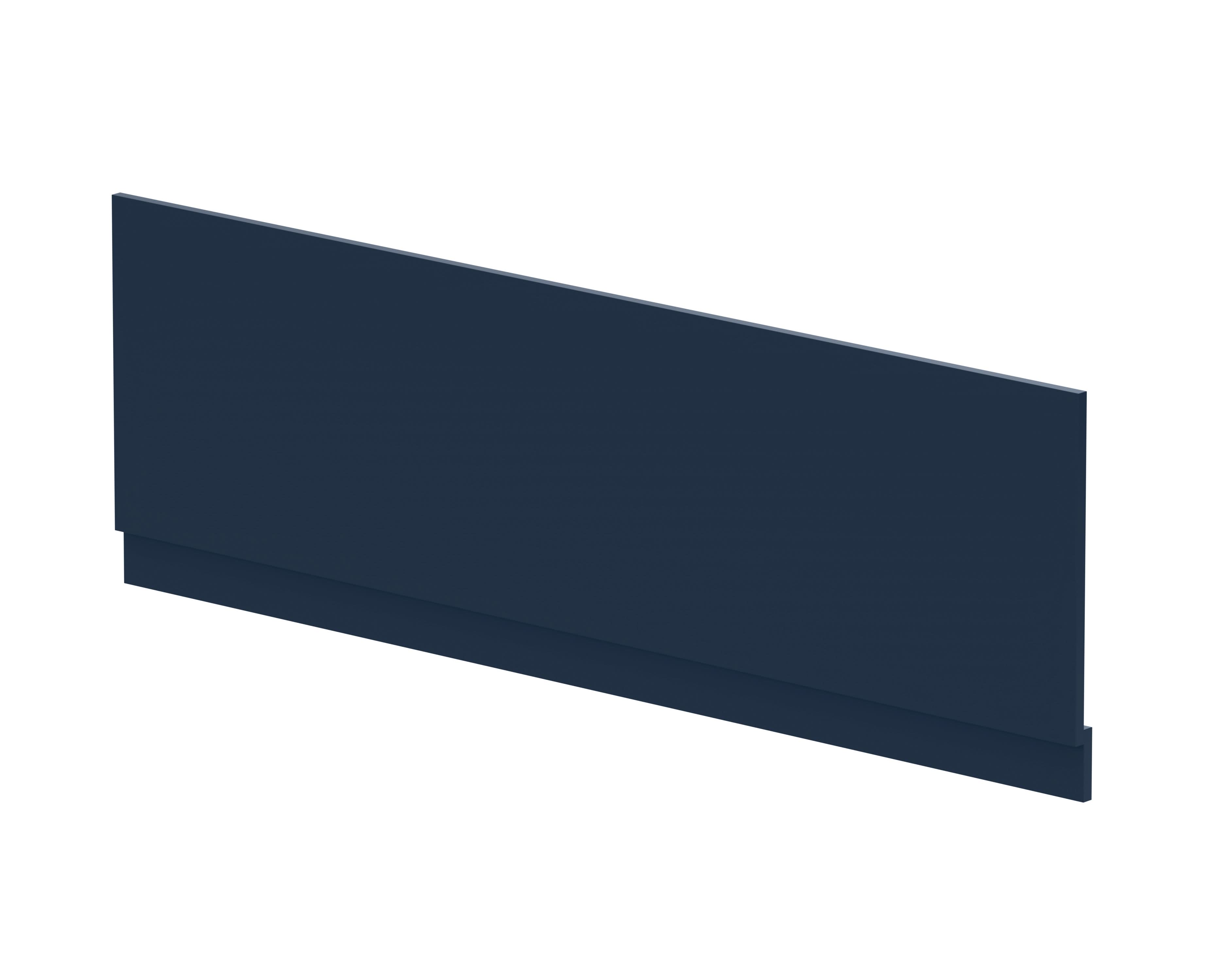 Nuie Waterproof Shower Bath Front Panel, Midnight Blue Bath Shower Panel for Straight Baths, 1700mm