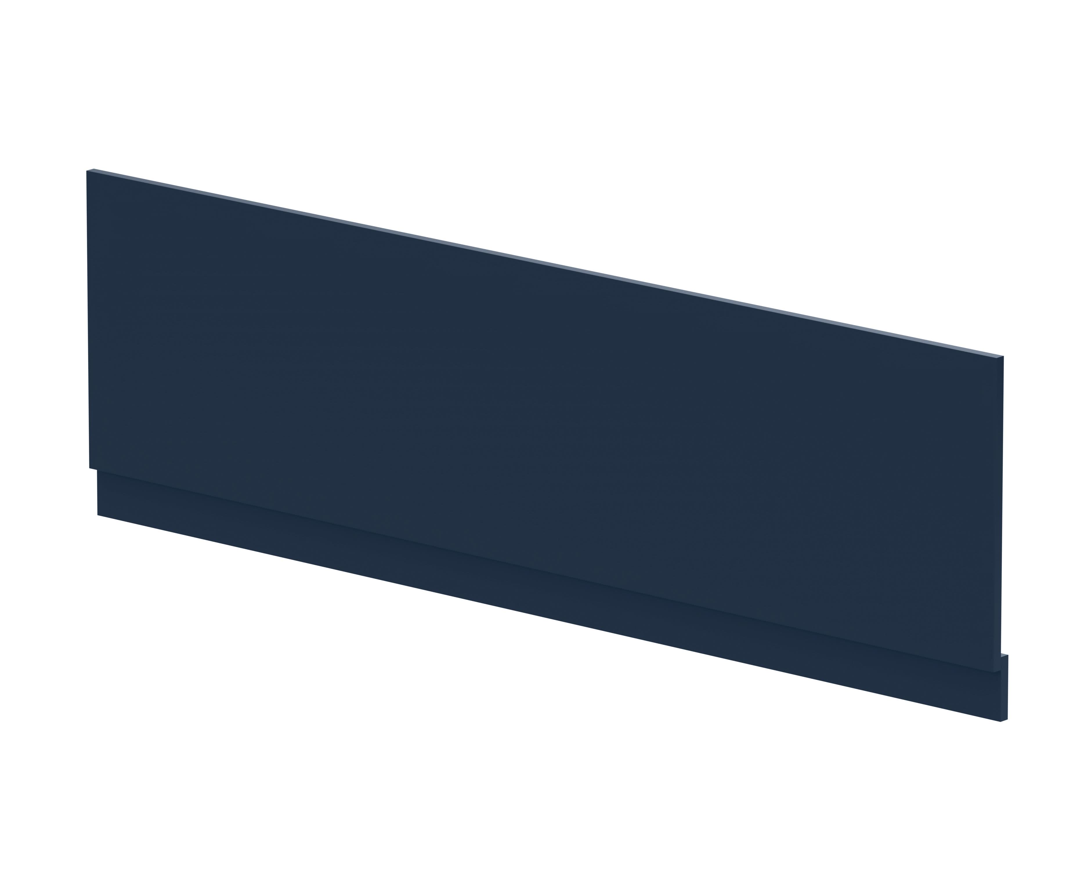 Nuie Waterproof Shower Bath Front Panel, Midnight Blue Bath Shower Panel for Straight Baths, 1800mm