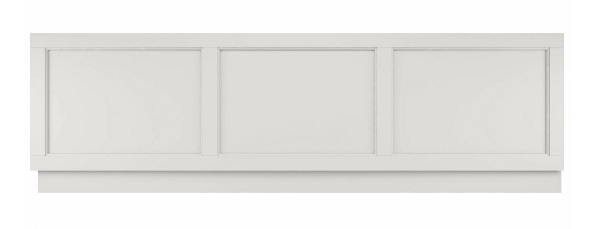 Old London Straight Front Bath Panel, Modern Bath Panel for Classic Straight Baths, Durable Bathroom Furniture Accessory in Smooth Woodgrain Timeless Sand Finish, 1800mm